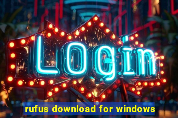 rufus download for windows